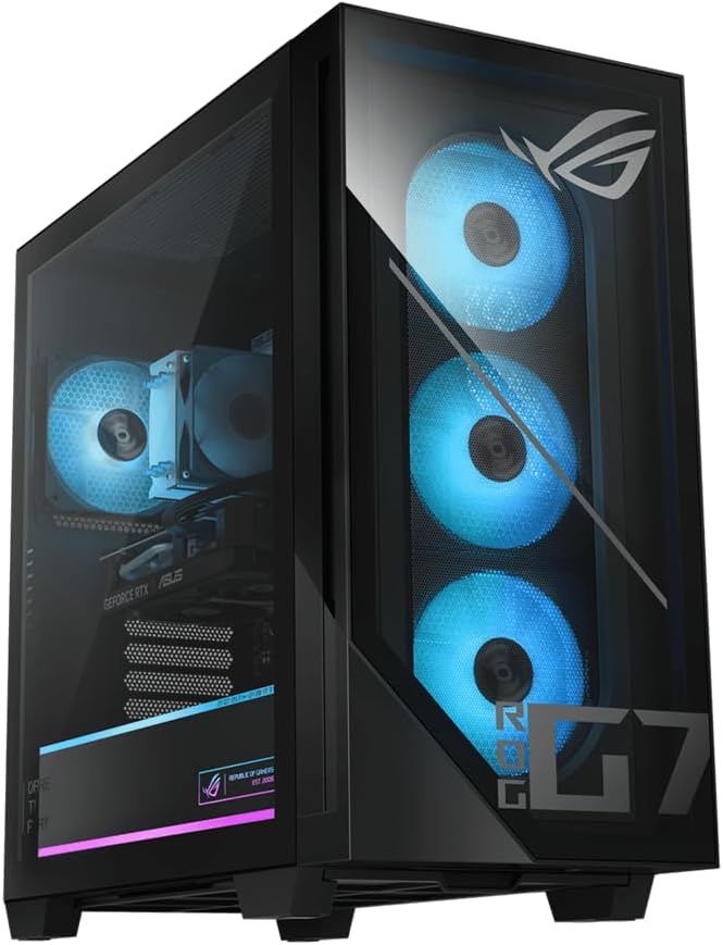 ASUS ROG G700 (2025) Gaming Desktop PC, Intel® Core™ Ultra 7 265F Processor, NVIDIA® GeForce RTX™ 5070, 1TB M.2 NVMe™ PCIe® 4 SSD, 32GB DDR5 RAM, Windows 11 Home, G700TF-AS776