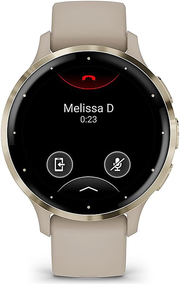 Garmin 010-N2785-02 Venu 3S Health Fitness GPS Smartwatch Soft Gold Bezel/Gray Band 41mm (Renewed) Bundle with 2 YR CPS Enhanced Protection Pack