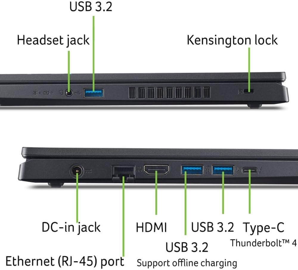 acer Nitro V 15 Gaming Laptop 2025 15.6' FHD 1920x1080 Display IPS 165 hz Intel Core i5-13420H GeForce RTX 5050 8G GDDR7 64GB DDR4 4TB SSD Backlit KB Thunderbolt 4 Wi-Fi 6 Windows 11 Pro