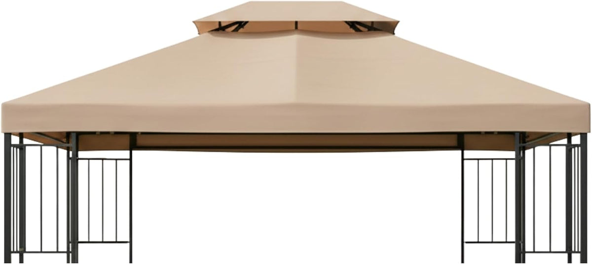 Garden Winds Reinforced RipLock 350 Replacement Canopy Top Cover Compatible with Easy Assembly 10' X 12' Gazebo Model MSD236247917053 - Beige