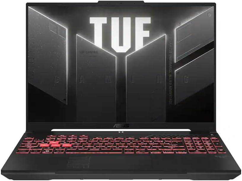ASUS TUF A16 Gaming Laptop, 2025, 16' 1920x1200 144Hz, AMD 6-Core Ryzen 7 7445HS, NVIDIA GeForce RTX 4050, 32GB DDR5, 1TB SSD, Win11 Home, RGB Backlit KB, Wi-Fi 6, BT 5.3, 720p Camera, Mecha Gray
