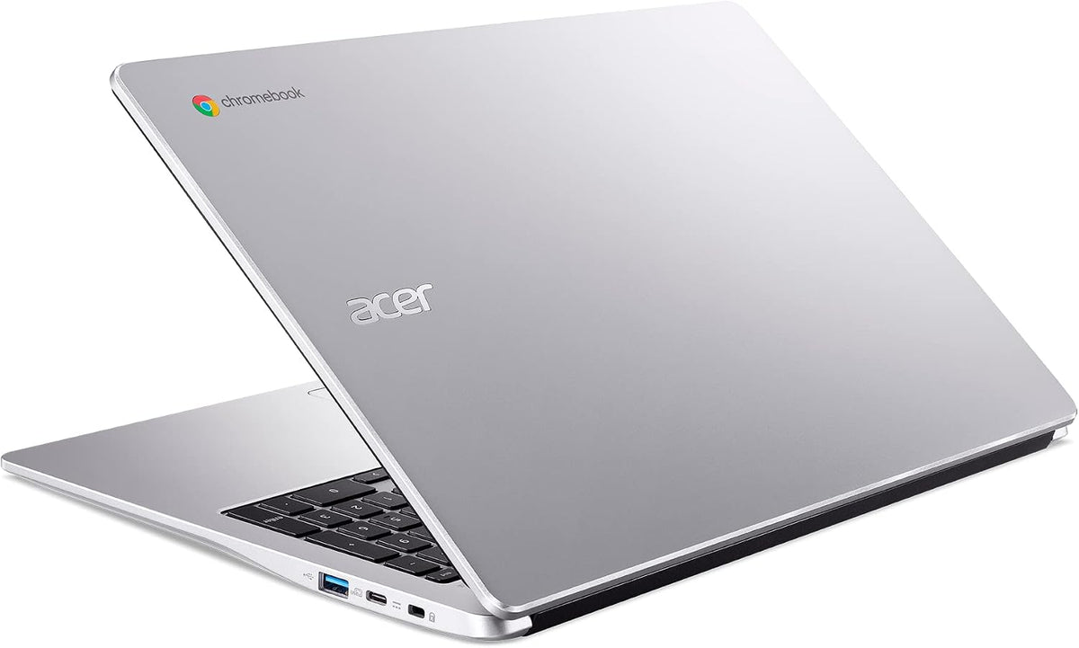Acer Chromebook 315 Laptop, Celeron N4500, 15.6' Full HD IPS Display, 4GB LPDDR4X, 64GB eMMC, Wi-Fi 6, DTS Audio, USB Type-C, Chrome OS, CB315-4H-C8XU, Silver
