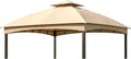 Garden Winds Reinforced Replacement Canopy Top Cover Compatible with The TPGAZ2303D TPGAZ2403-A-C 10' x 12' Gazebo - Classic Sand, Riplock 350