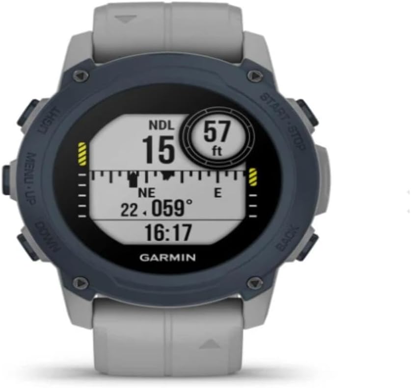 Garmin Descent™ G1, Rugged Dive Computer, Multiple Dive Modes, Activity Tracking, Powder Gray (Renewed)