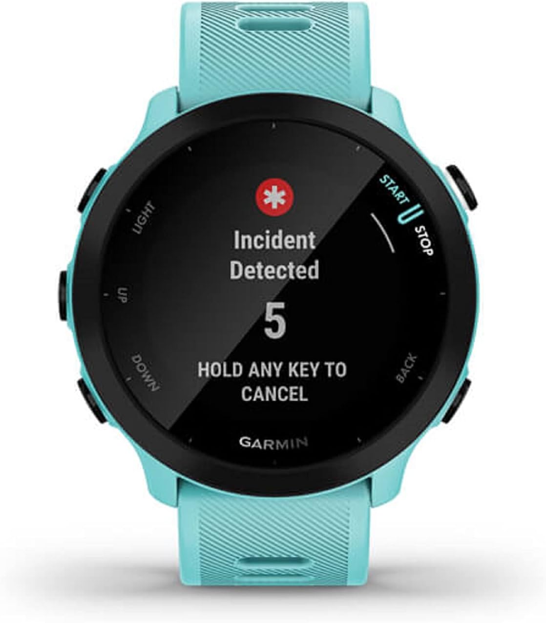 Garmin Forerunner 55, GPS Running Watch with Daily Suggested Workouts, Up to 2 Weeks of Battery Life, Aqua