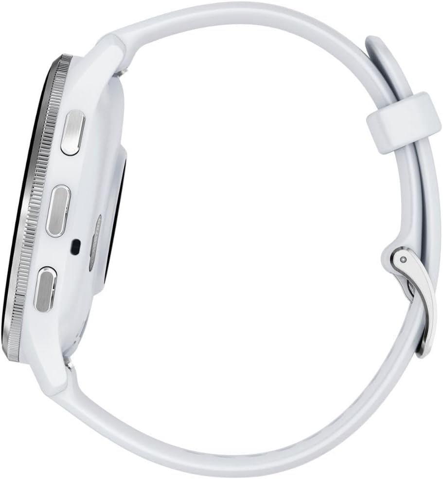 Garmin 010-N2784-00 Venu 3 Health Fitness GPS Smartwatch Silver Bezel/Whitestone Band(45mm) Refurbished Bundle with 2 YR CPS Enhanced Protection Pack