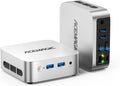 ACEMAGICIAN V1 Mini PC,16GB DDR4 RAM 256GB SSD Mini Computers, Twin Lake N150(Beat N97/N95) Small Desktop PC, 4K Dual Display/HDMI/WiFi/BT/LAN for Home/Office