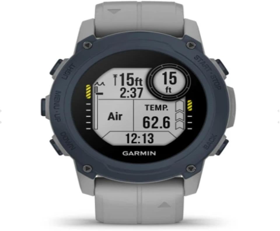 Garmin Descent™ G1, Rugged Dive Computer, Multiple Dive Modes, Activity Tracking, Powder Gray (Renewed)