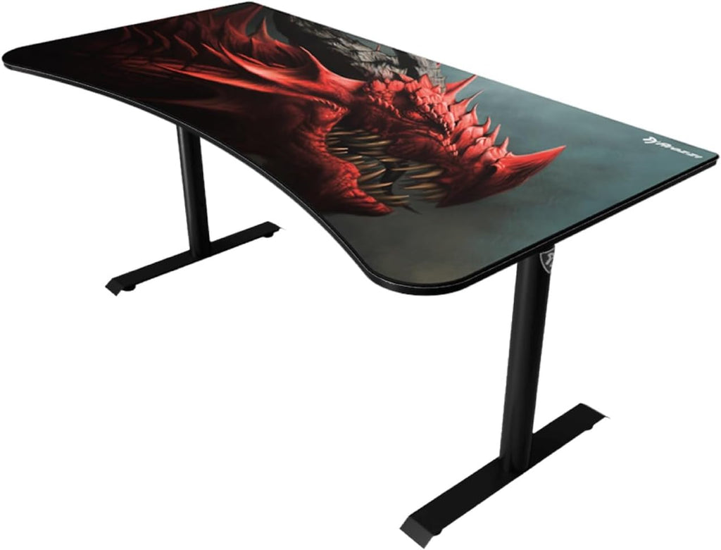 Arozzi Arena Gaming Desk Mat, Full Surface Custom Desk Pad, Interchangeable, Water Resistant & Washable Computer Desk Mouse Pad with Stitched Edges (D001)