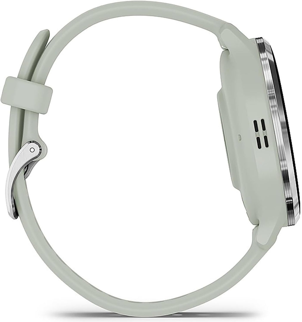 Garmin Venu 3S Health Fitness GPS Smartwatch Silver Bezel/Gray Band (41mm) - (Renewed)