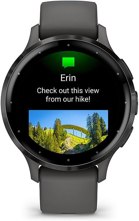 Garmin Venu 3S Health Fitness GPS Smartwatch Steel Bezel with Pebble Gray Case 41mm | Official USA Partner Model | Bundle 010-02785-00 with 2 YR CPS Enhanced Protection Pack