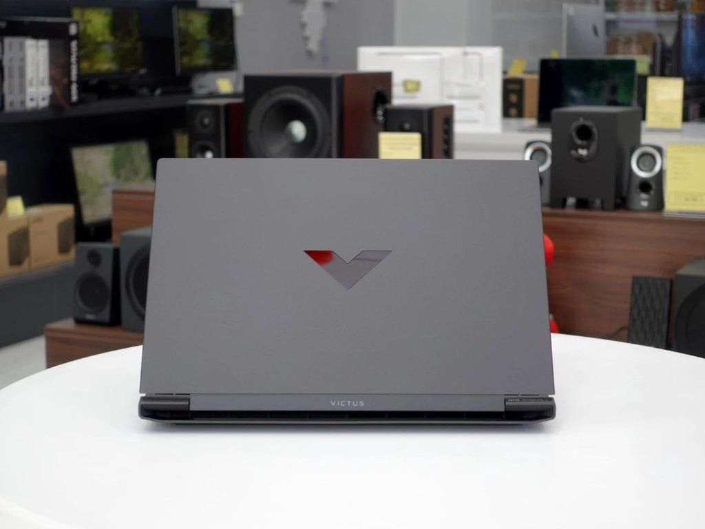 HP Victus 15 Gaming Laptop, 15.6' FHD 144Hz Display, AMD Ryzen 5 7535HS, 16GB DDR5 RAM, 512GB PCIe M.2 SSD, NVIDIA GeForce RTX 2050, HDMI, Webcam, Backlit Keyboard, Wi-Fi 6, Windows 11 Home, Silver