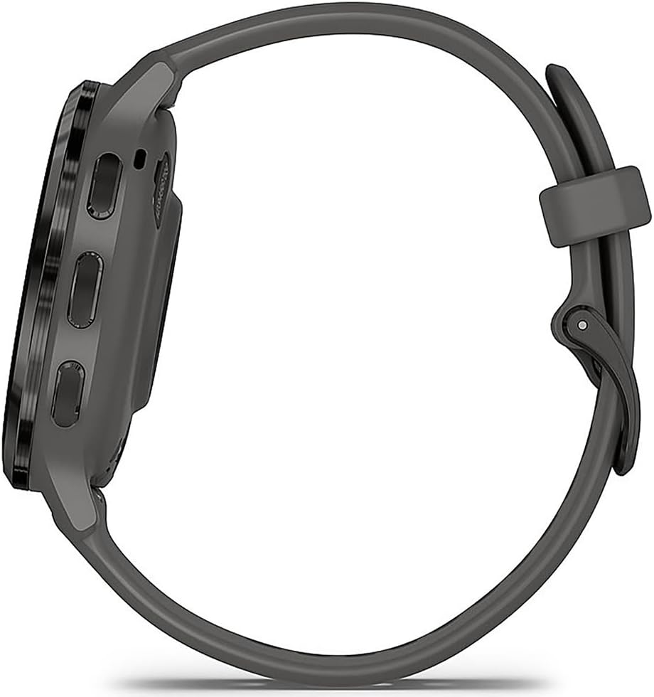 Garmin 010-N2785-00 Venu 3S Health Fitness GPS Smartwatch Slate Bezel/Black Band (41mm) Refurbished Bundle with 2 YR CPS Enhanced Protection Pack