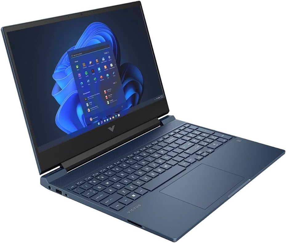 HP Victus 15.6' Full HD 144Hz Gaming Laptop Intel Core i5-12450H 12th Gen 4.4 GHz 8GB/512GB SSD Win 11 Home Performance Blue 9T9R8UA#ABA