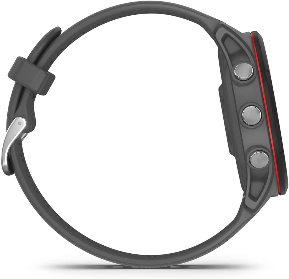 Garmin 010-02641-00 Forerunner 255 GPS Smartwatch Slate Gray | Official USA Partner Model | Bundle with 2 YR CPS Enhanced Protection Pack
