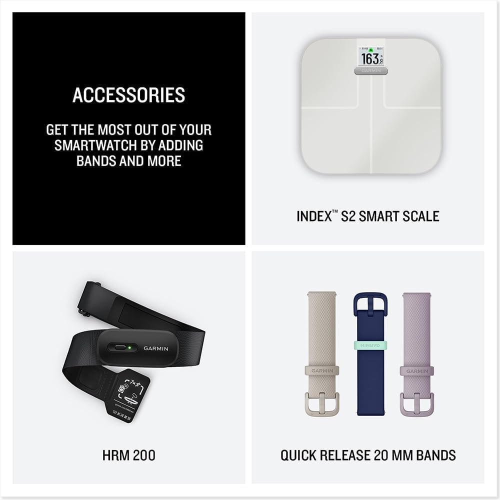 Garmin 010-02985-02 VIVOACTIVE 6 Health and Fitness GPS Smartwatch Jasper Green with Silicone Band Bundle with Deco Essentials Exclusive 26 Month CPS Enhanced Protection Pack