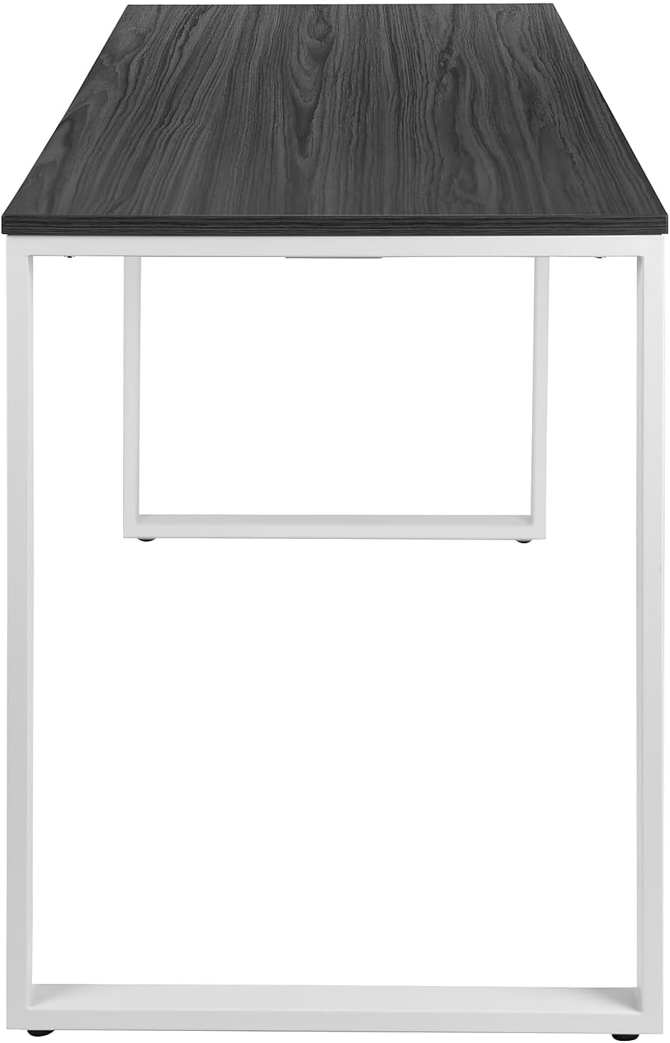 Flash Furniture Kimberly Modern Commercial Grade Desk Industrial Style Computer Desk Sturdy Home Office Desk - 55' Length (Rustic Gray)