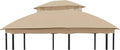 Garden Winds Reinforced RipLock 350 Replacement Canopy Top Cover Compatible with Seagrove 10' x 12' Gazebo Model A101014900 - Beige