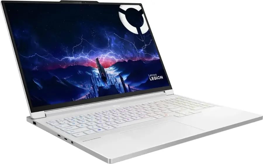 Lenovo Legion 7i Gen 10, AI Gaming Laptop, Intel Ultra 9 275HX, 16' OLED 2.6K (2560x1600) 240Hz 500 nits, 32 GB DDR5, 2 TB SSD, NVIDIA RTX 5070, 5MP Camera E Shutter, Wi-Fi 7, Win 11 - Glacier White