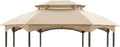 Garden Winds Durable Replacement Canopy Top Cover Compatible with The L-GZ1138PST, A101001100, L-GZ1138PST-A Manhattan Oval Gazebo - Classic Sand, 350