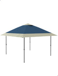 Pop Up Gazebo 13x13, Outdoor Canopy Shelter with 4 Stanbags, 8 Stakes Instant Gazebo Tent for Lawn, Garden, Backyard Deck - Navy Blue(Without Netting)