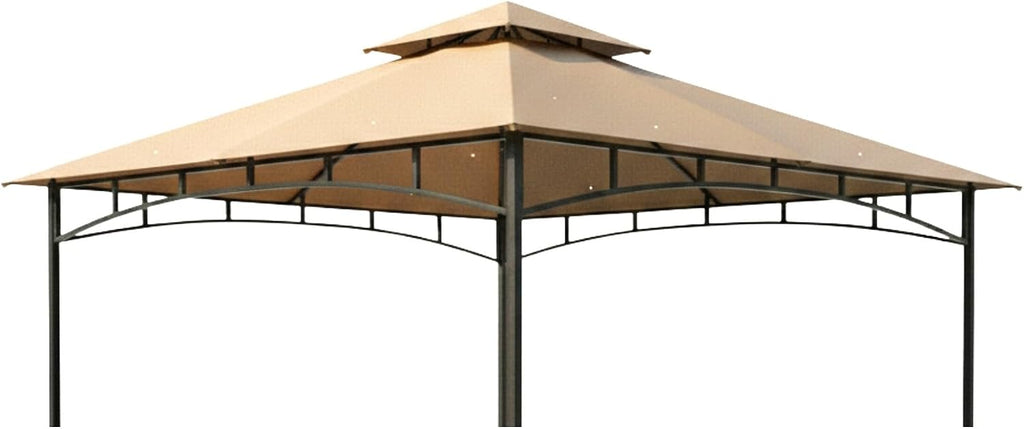 Garden Winds Reinforced Replacement Canopy Top Cover Compatible with The AWGHG-10x12, GHG-1012DP-NT, TJ-003-1012 ABC Canopy MasterCanopy 10' x 12' Gazebo - Classic Sand, Riplock 350
