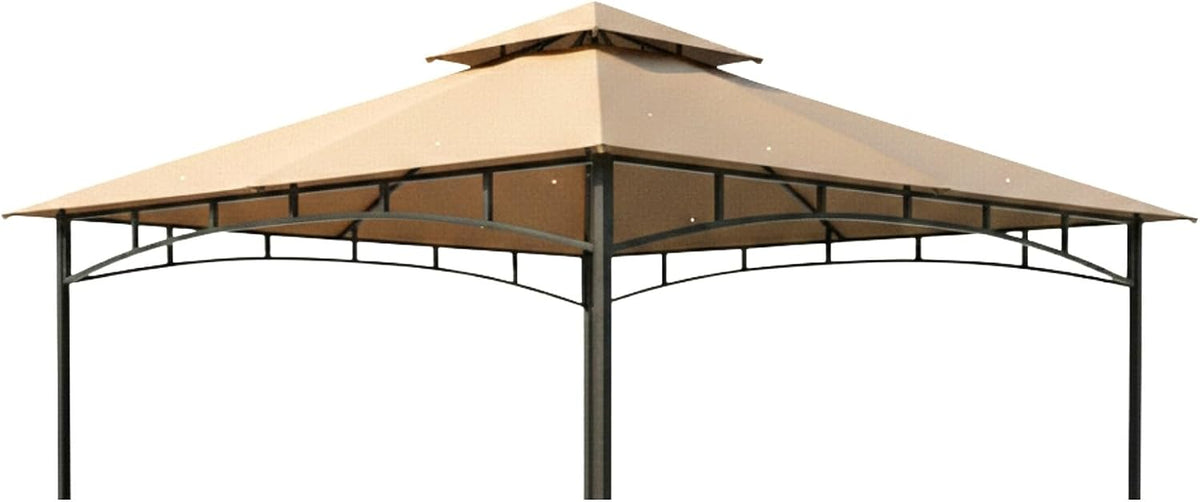 Garden Winds Reinforced Replacement Canopy Top Cover Compatible with The AWGHG-10x12, GHG-1012DP-NT, TJ-003-1012 ABC Canopy MasterCanopy 10' x 12' Gazebo - Classic Sand, Riplock 350