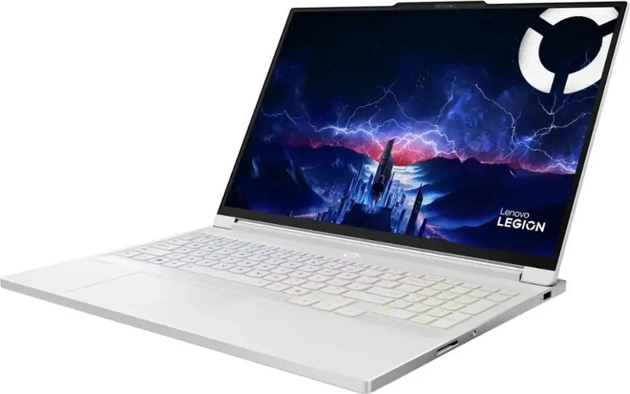 Lenovo Legion 7i Gen 10, AI Gaming Laptop, Intel Ultra 9 275HX, 16' OLED 2.6K (2560x1600) 240Hz 500 nits, 32 GB DDR5, 2 TB SSD, NVIDIA RTX 5070, 5MP Camera E Shutter, Wi-Fi 7, Win 11 - Glacier White