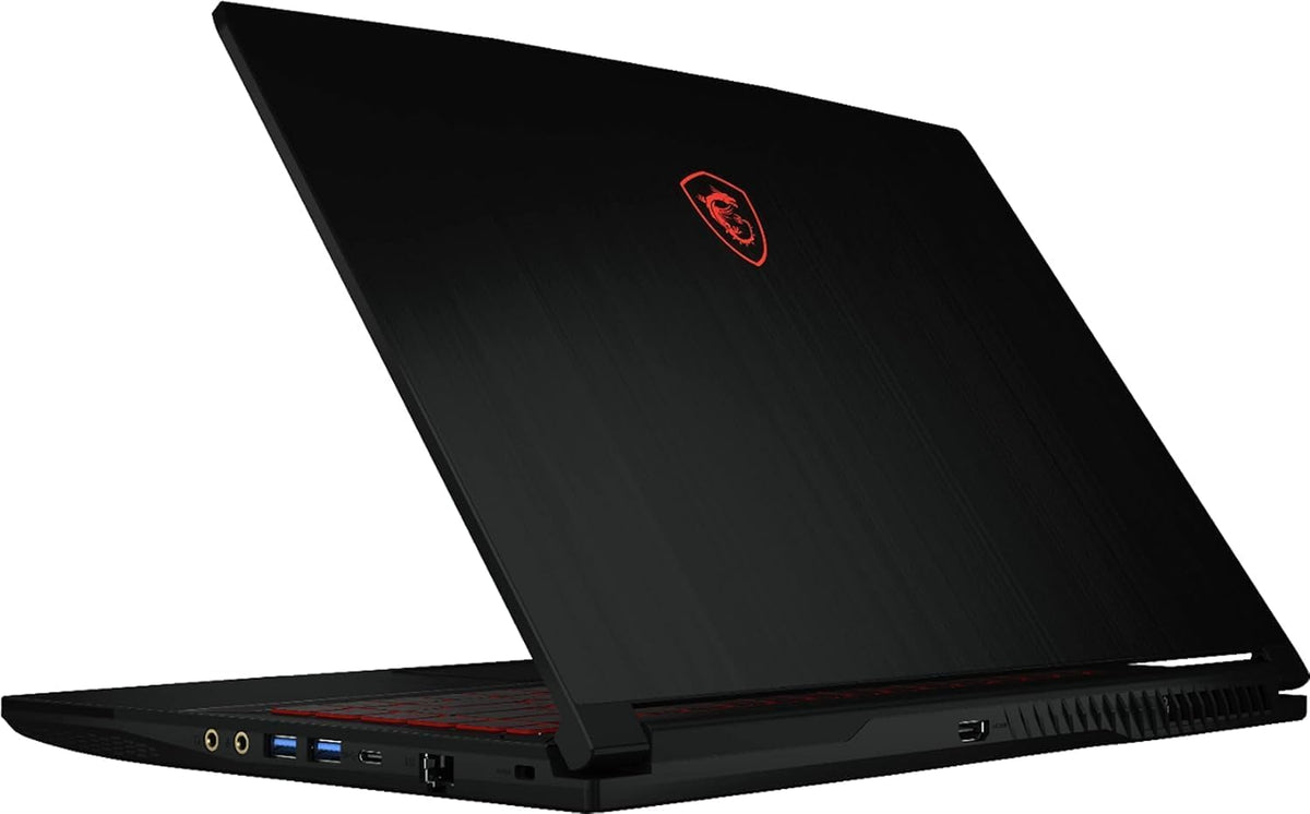 MSI GF63 Thin Gaming Laptop, 15.6' FHD 144Hz, Intel i5-11400H, RTX 3050, 16GB RAM, 512GB NVMe SSD, Windows 11, Aluminum Black