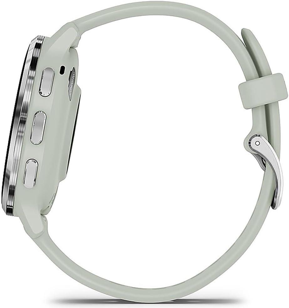 Garmin 010-N2785-01 Venu 3S Health Fitness GPS Smartwatch Silver Bezel/Gray Band (41mm) Refurbished Bundle with 2 YR CPS Enhanced Protection Pack