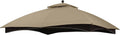 MASTERCANOPY Replacement Canopy Top for Lowe's Allen Roth 10x12 Gazebo #GF-12S004B-1 (Khaki Plaid,Riplock Material)