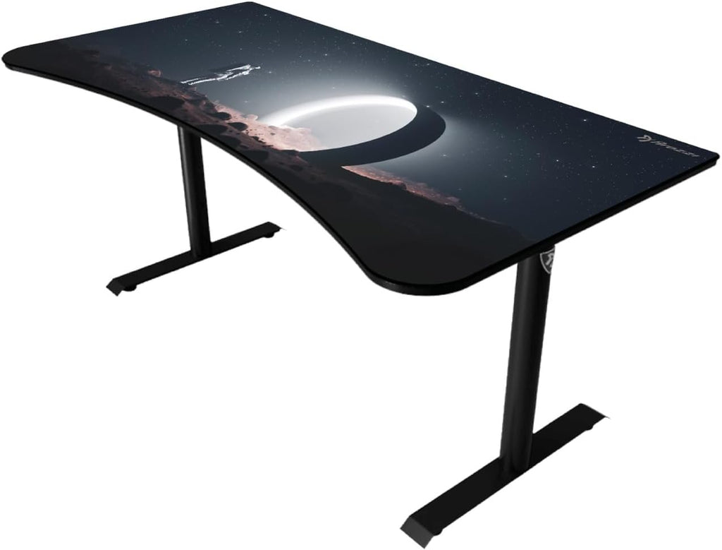 Arozzi Arena Gaming Desk Mat, Full Surface Custom Desk Pad, Interchangeable, Water Resistant & Washable Computer Desk Mouse Pad with Stitched Edges (D028)