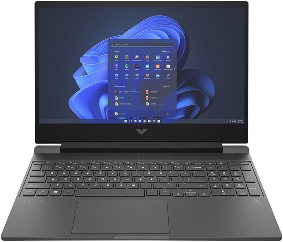 HP Victus 15.6' FHD IPS 144Hz Gaming Laptop - Mica Silver - AMD Ryzen 7 8845HS 3.8GHz; NVIDIA GeForce RTX 4060 8GB GDDR6; 16GB DDR5-5600 RAM; 1TB NVMe M.2 SSD; Wi-Fi 6E; Windows 11 Home