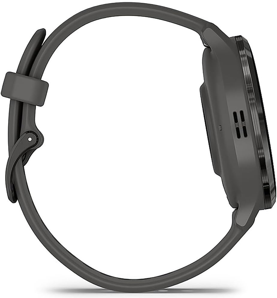 Garmin 010-N2785-00 Venu 3S Health Fitness GPS Smartwatch Slate Bezel/Black Band (41mm) Refurbished Bundle with 2 YR CPS Enhanced Protection Pack