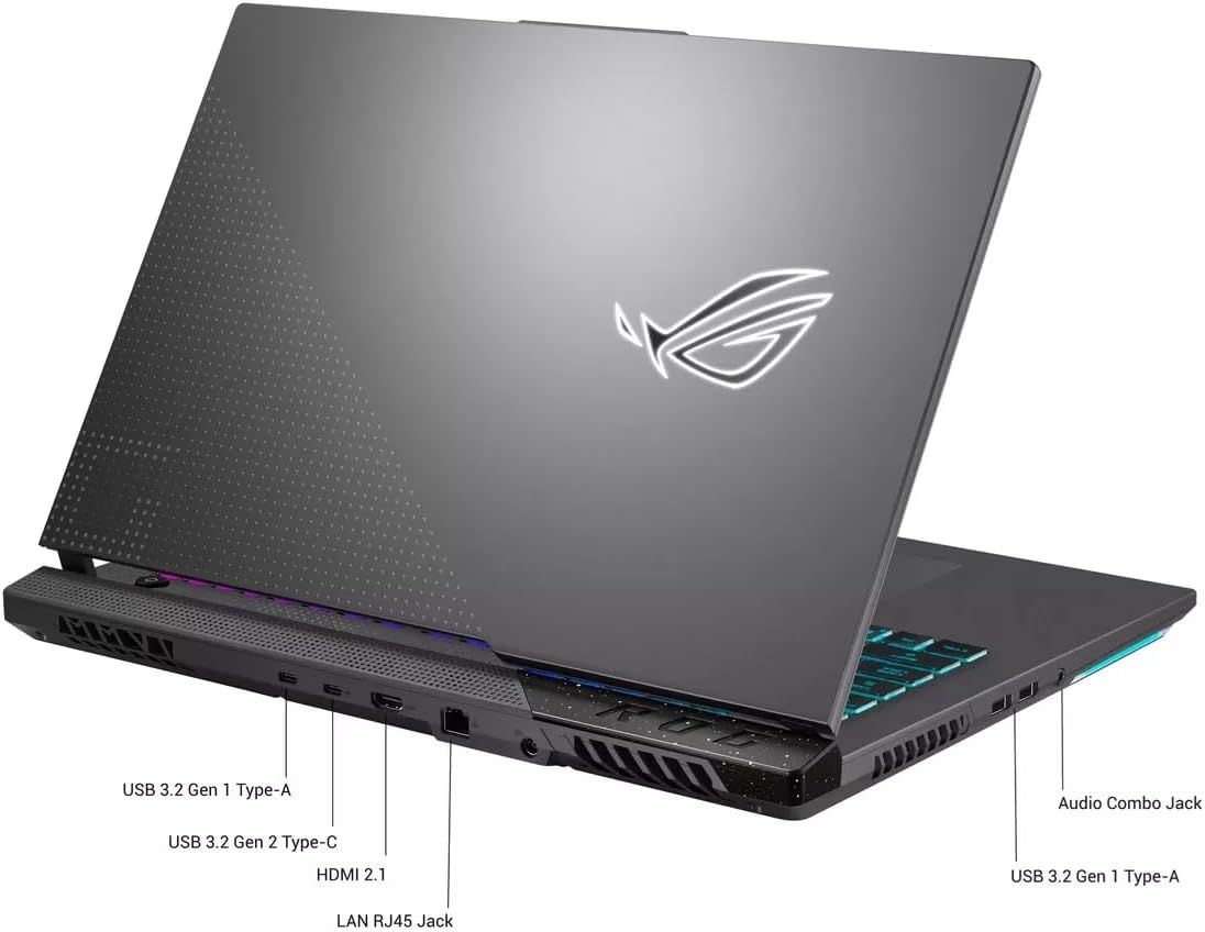 ASUS ROG Strix G17 17.3' FHD 144Hz Gaming Laptop AMD Ryzen 9-7845HX NVIDIA GeForce RTX 4070 16GB DDR5 1TB SSD Eclipse Gray (2024)