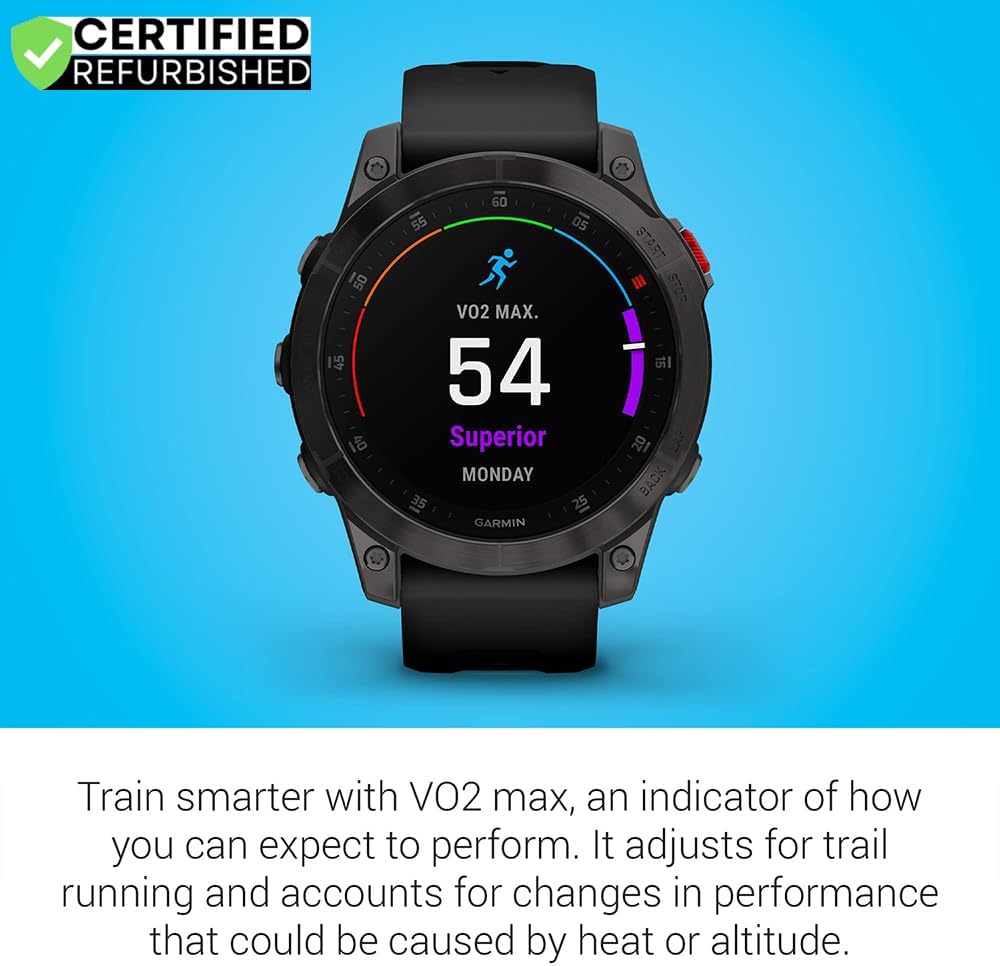 Garmin 010-N2582-10 Epix Gen 2 Premium Active Smartwatch 47 mm Black Titanium (Renewed) Bundle with 2 YR CPS Enhanced Protection Pack