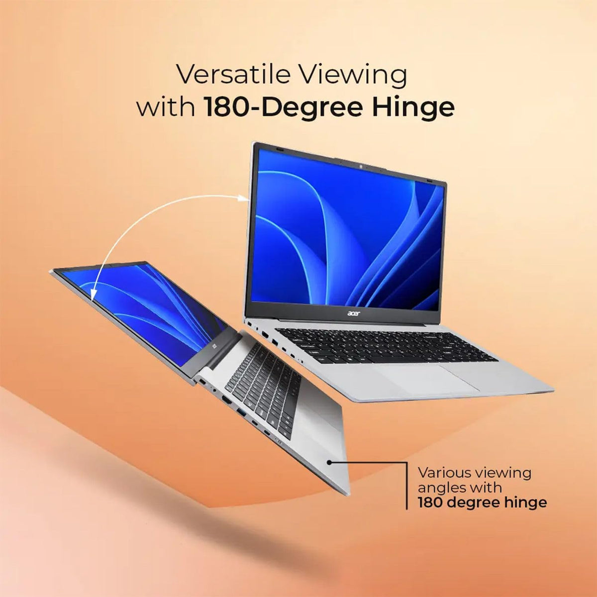 acer Aspire 3 Premium Laptop with Backlit Keyboard | AMD Ryzen 5 7530U CPU | 15.6 FHD IPS Display | 64GB RAM | 2TB PCIe SSD | Type-C | Wi-Fi 6 | Sleek & Portable | Windows 11 Pro