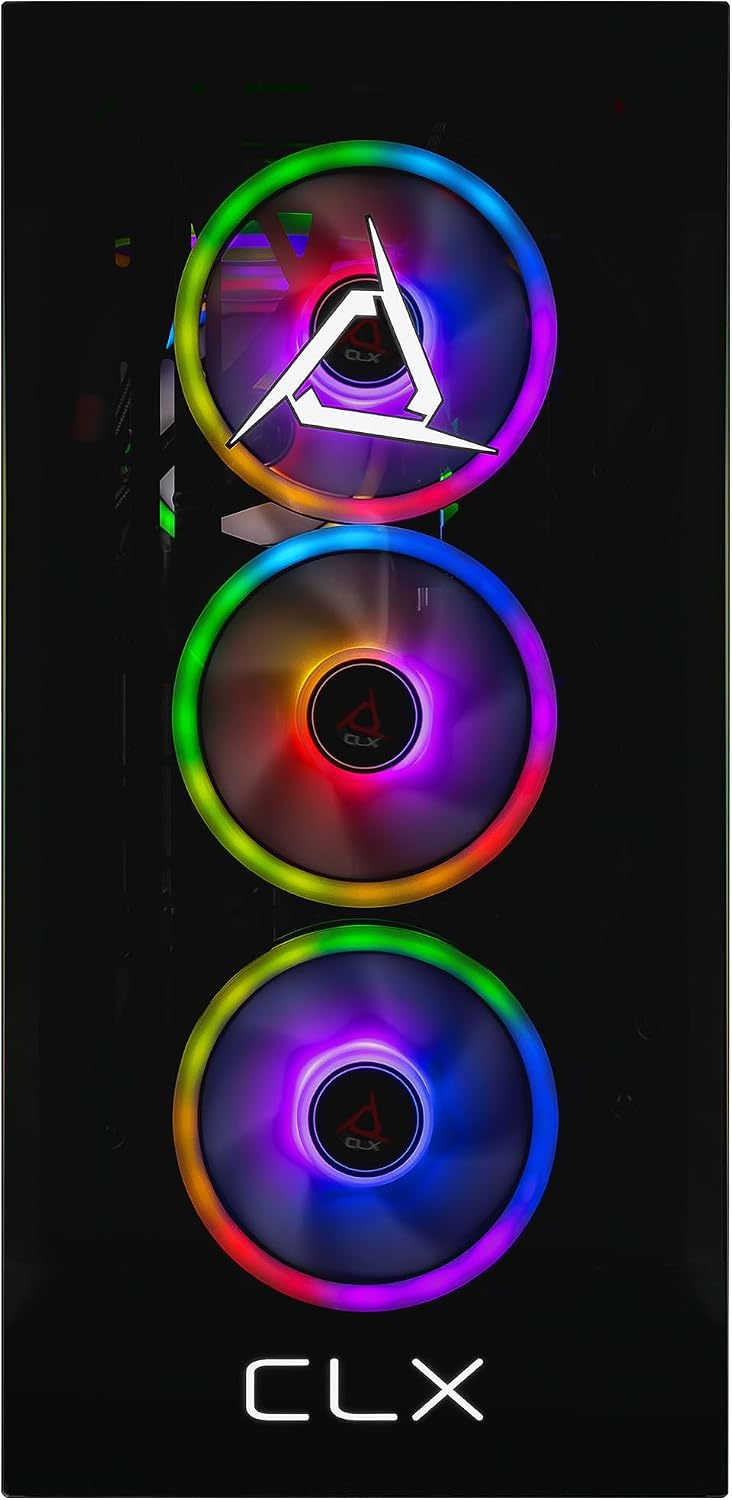 CLX Set Gaming PC - AMD Ryzen 7 9700X 3.8GHz, GeForce RTX 5060 Ti, 2TB NVMe M.2 SSD, 32GB DDR5 RGB Memory, 240mm AIO, WiFi, Windows 11 Home, Black