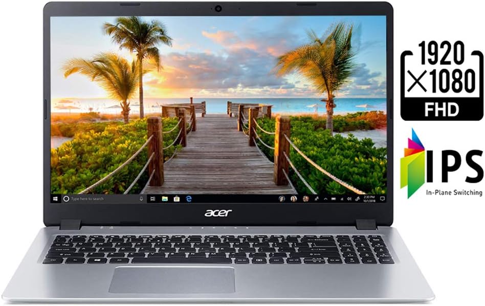acer Aspire 5 Slim Laptop, 15.6' Full HD IPS Display, AMD Ryzen 7 3700U, RX Vega 10 Graphics, 8GB DDR4, 512GB SSD, Backlit Keyboard, Windows 10 Home, A515-43-R6DE