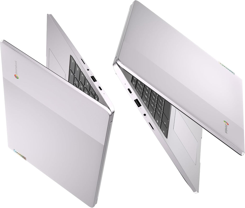 Lenovo Chromebook 15 (15.6' FHD Display, 4GB RAM, 128GB Storage (64GB eMMC + 64GB SD Card), Intel Celeron N4500), Home & Student Laptop, Anti-glare, Webcam, Wi-Fi 6, 10-Hr Long Battery Life, Chrome OS