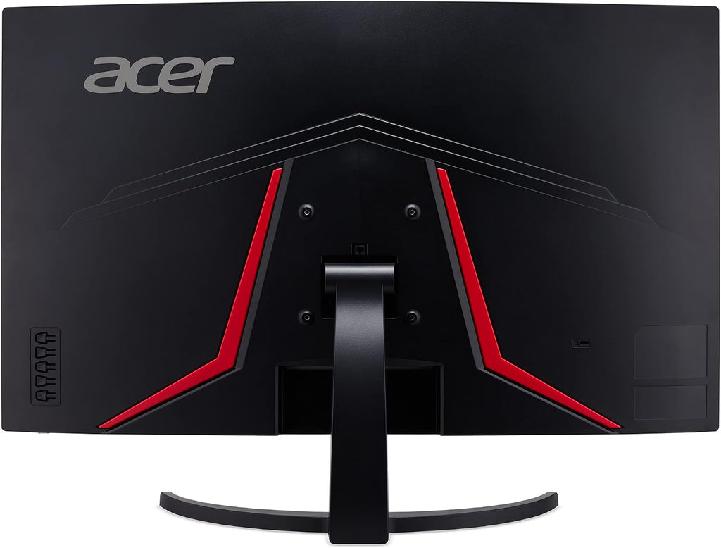 acer Nitro 31.5 Inch WQHD 2560 x 1440 1500R Curved Gaming Monitor | AMD FreeSync | Up to 180Hz Refresh | 1ms (VRB) | Tilt | One Display Port 1.4 & Two HDMI 2.0 | EDA323QU S3bmiiphx