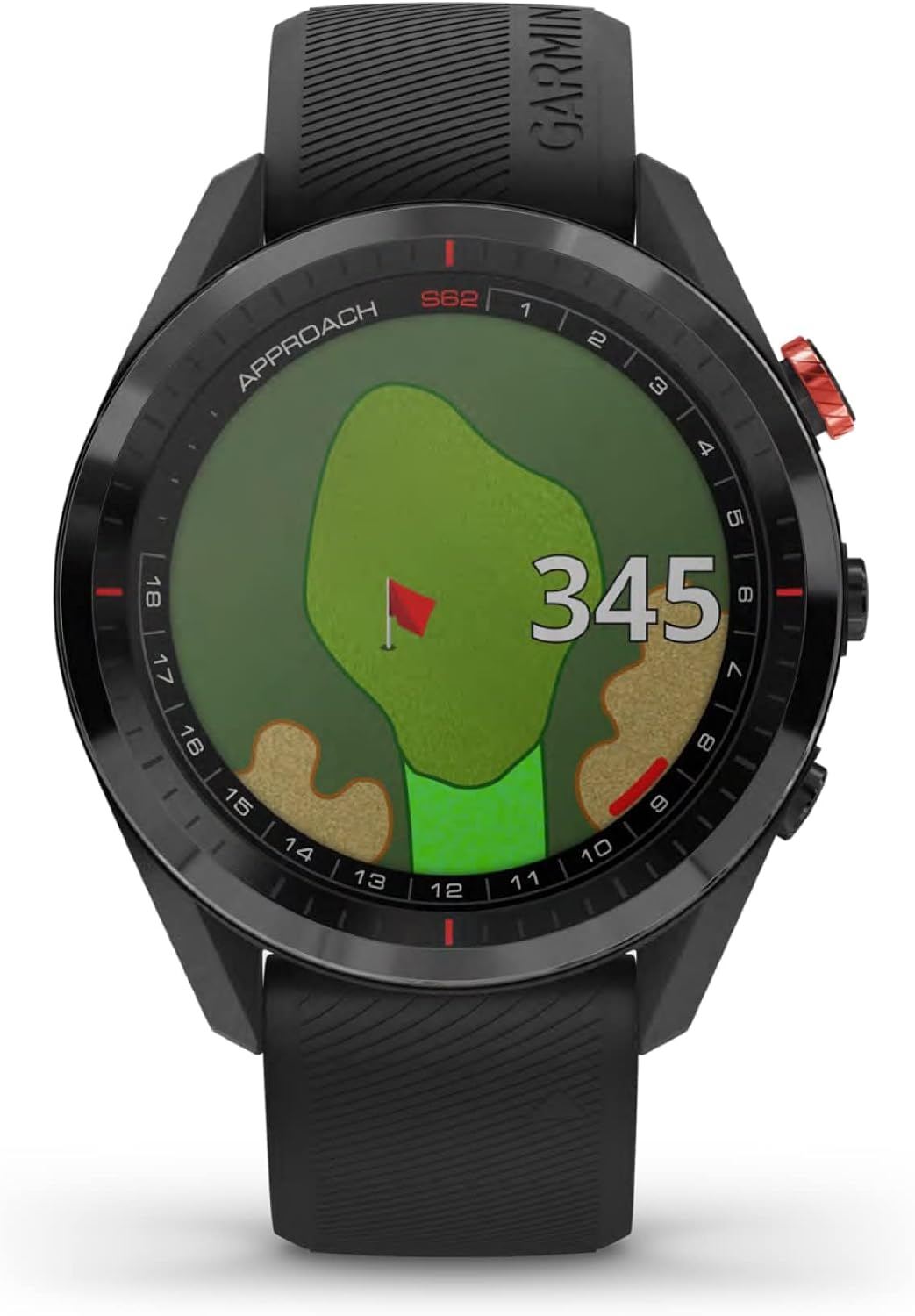 Garmin Approach S62, Premium Golf GPS Watch, Built-in Virtual Caddie