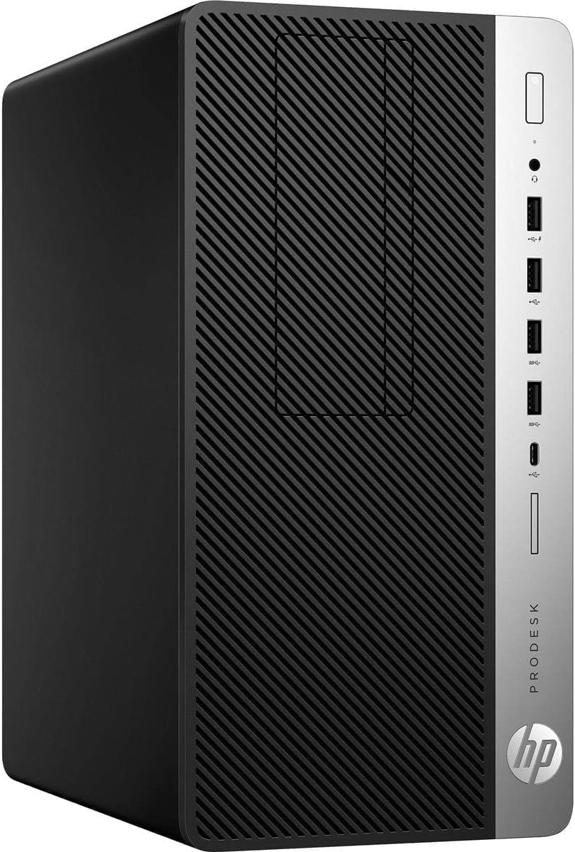 HP ProDesk 600G4 Tower Desktop Computer | Intel i7-8700 (3.4) | 16GB DDR4 RAM | 1TB SSD Solid State | Wi-Fi 5G + Bluetooth | Windows 11 Professional | Home or Office PC (Renewed)
