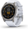 Garmin epix Pro (Gen 2) Sapphire Edition, 47mm, High Performance Smartwatch, Advanced Training Technology, Built-in Flashlight, Whitestone (Renewed)