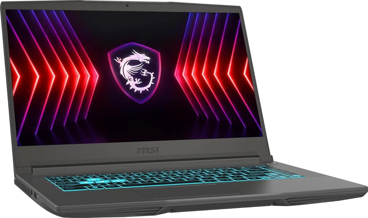 msi Thin 15.6' Gaming Laptop, 144Hz FHD, Intel Core i5-13420H, NVIDIA GeForce RTX 4060 4GB, 16GB DDR4 Memory, 512GB NVMe SSD, Windows 11, Black
