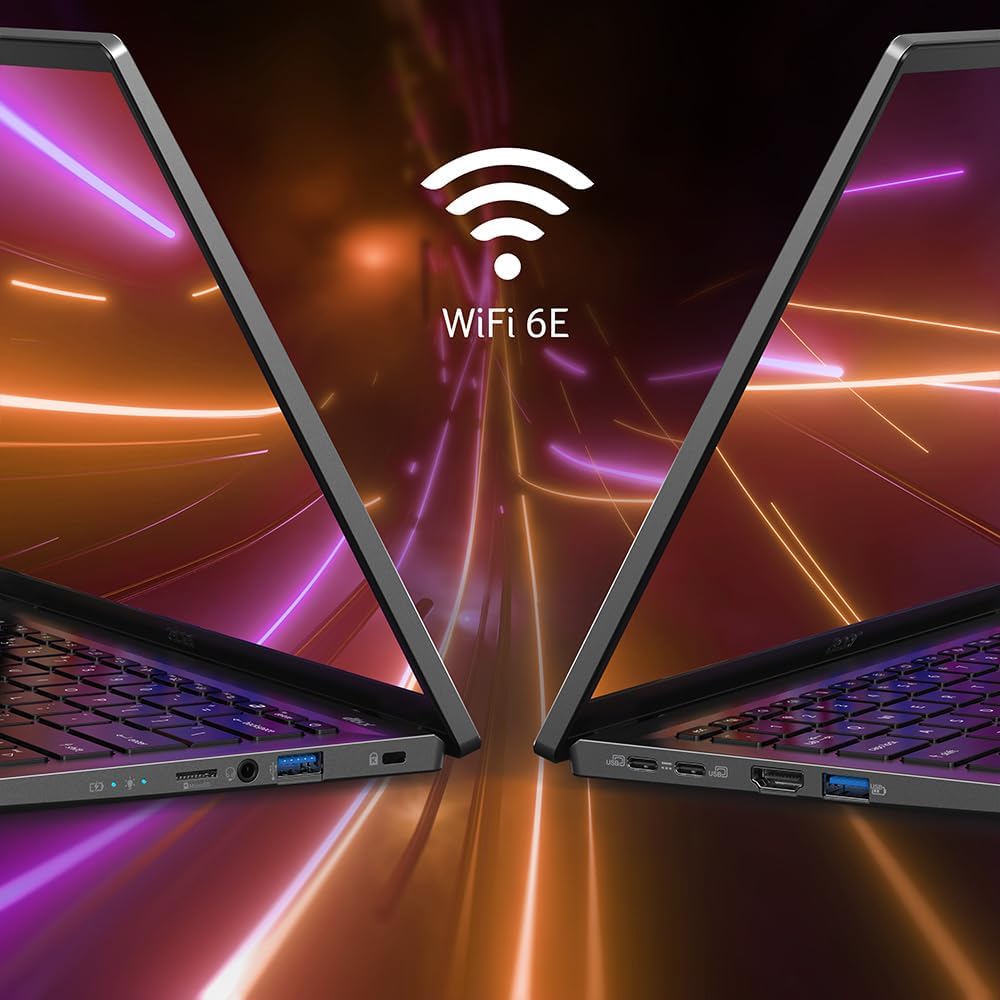 acer Swift Go 14 Laptop | 14' 1920 x 1200 Touch Display | Unlock AI Experiences | AMD Ryzen 7 8845HS Octa-Core Ryzen AI Capable Processor | 16GB LPDDR5X | 1TB PCIe Gen 4 SSD | SFG14-63T-R1F4