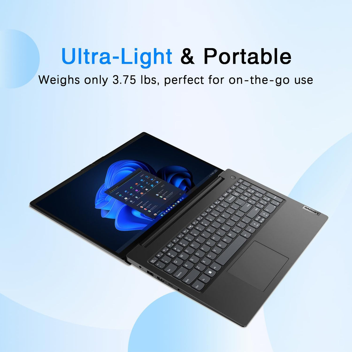 Lenovo V15 Business Laptop | Intel 4-core Processor | Intel UHD Graphics | 15.6' FHD (1920 x 1080) | 16GB RAM | 512GB SSD | Ethernet RJ-45 | Military Durability | Windows 11 Pro