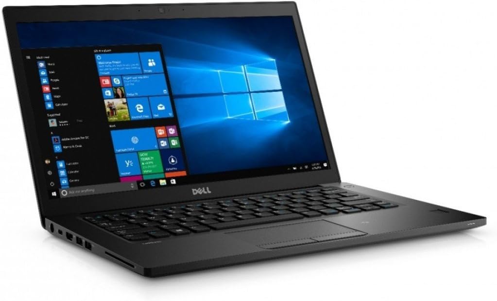 Dell Latitude 7480 14in FHD i5-6300U 16GB 256GB SSD Webcam Backlit Keyboard Black (Renewed)