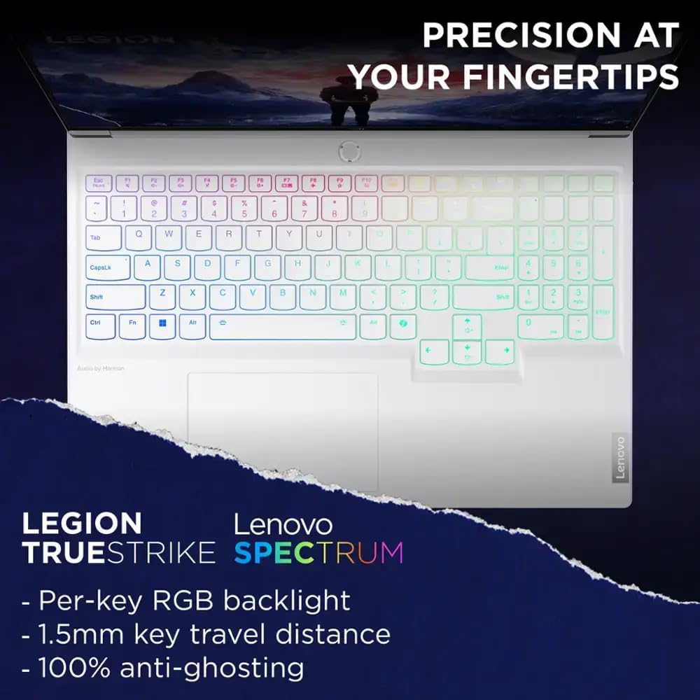 Lenovo Legion 7i Gaming Laptop, Microsoft Office Lifetime License, Intel i7-14700HX, NVIDIA GeForce RTX 4060, 16' WQXGA 240Hz Display, 64 GB DDR5 RAM, 2 TB SSD, Backlit Keyboard, Windows 11 Pro