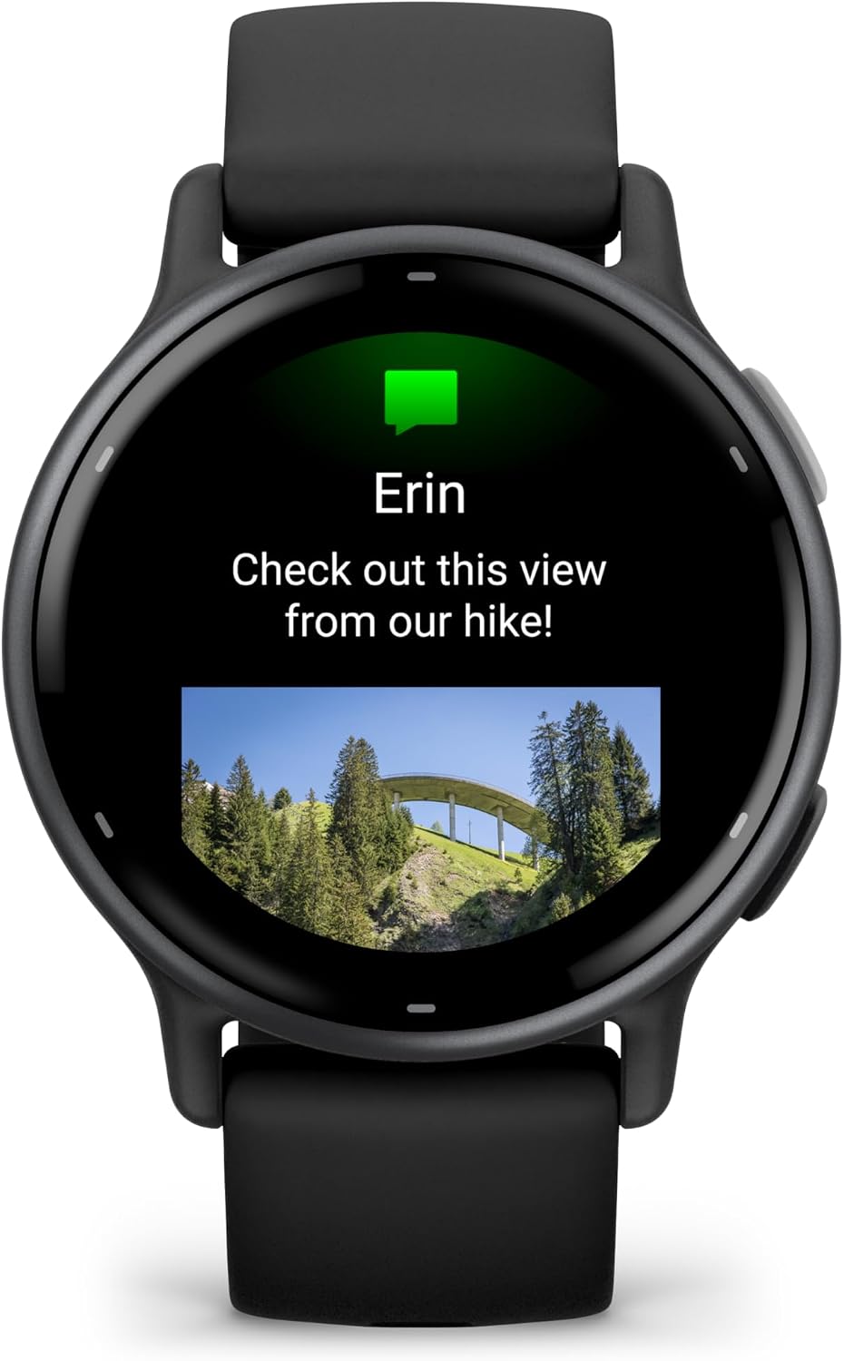 Garmin vivoactive 5, Health and Fitness GPS Smartwatch for Men and Women with Slate Aluminum Bezel Black Case and Silicone Band, 1.2' AMOLED Touchscreen Display, 11 Days Battery Life (Bundle)